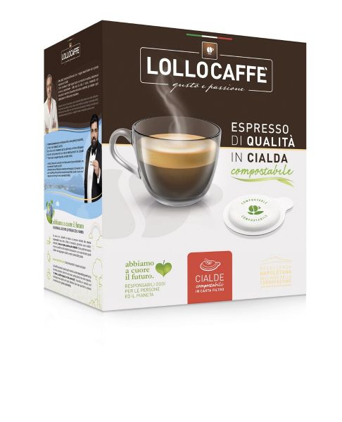 Lollo Caffè 150 Cialde E.S.E 44 Miscela Argento