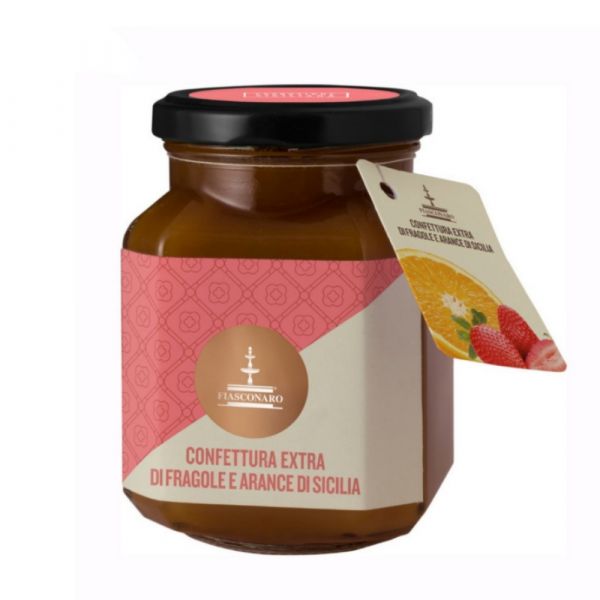 Fiasconaro Confettura Extra di Fragole e Arance di Sicilia 