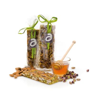 'A Ricchigia Torrone Croccante di Pistacchio e Mandorle 150g