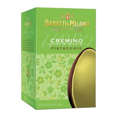 Baratti & Milano Uovo Cremino Pistacchio Doppio Strato 250g