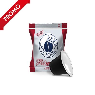 Borbone Respresso Miscela Rossa 100 capsule compatibili Nespresso