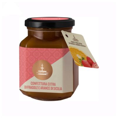 Fiasconaro Confettura Extra di Fragole e Arance di Sicilia 