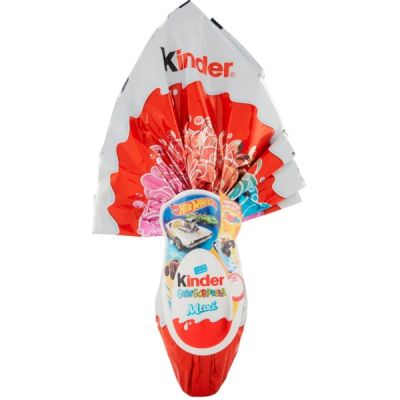 Kinder Gran Sorpresa Maxi Hot Wheels Uovo di Pasqua 220g