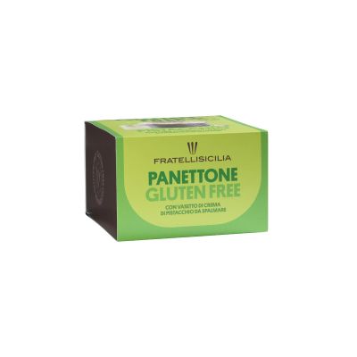 Fratelli Sicilia Panettone al pistacchio con crema al pistacchio GLUTEN FREE