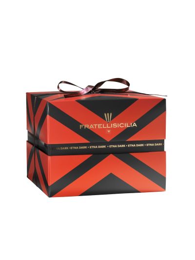 Fratelli Sicilia Panettone extradark farcito crema arancia 1,1 kg