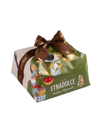 EtnaDolce Panettone Pera e Cioccolato 1 kg incarto a mano