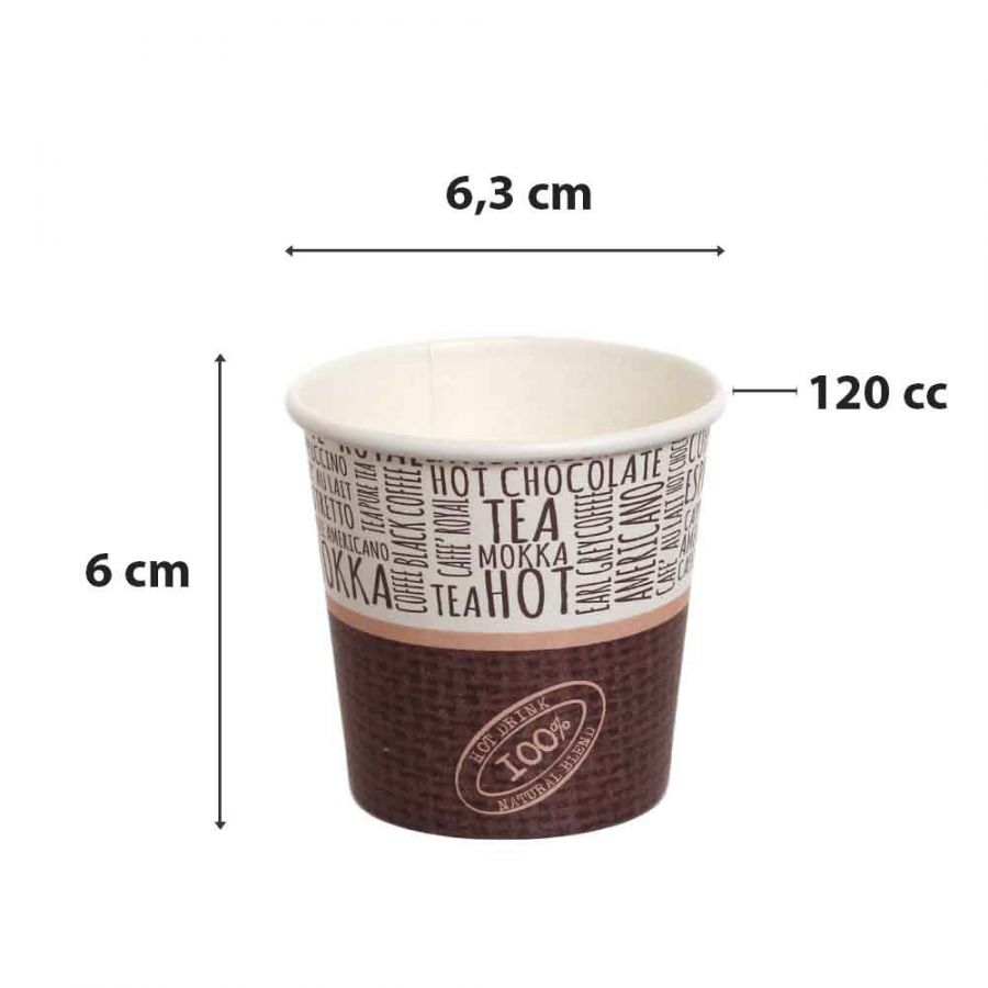 IlCaffeStore Stecca Bicchieri Carta da Caffè 50 pz