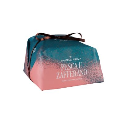 Fratelli Sicilia Panettone pesca e zafferano 1 kg