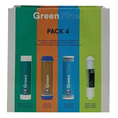 Green Filter set 4 cartucce ricambio 9-3/4″