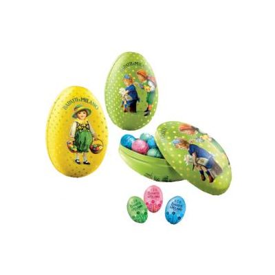 Baratti & Milano UOVO IN LATTA  VINTAGE CON OVETTI ASS. 80GR