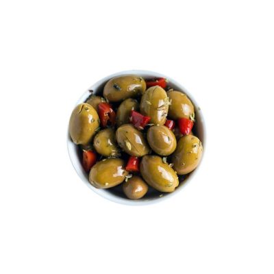'A Ricchigia Olive Verdi alla Contadina 270g