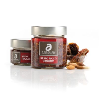 'A Ricchigia Pesto Ricco Pomodori e Mandorle 190g
