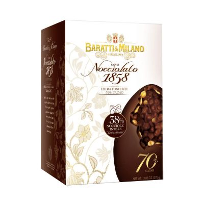 Baratti & Milano Uovo Nocciolato Extra Fondente 70% 370g