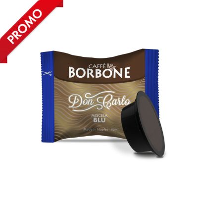 Borbone Don Carlo Miscela Blu 100 capsule compatibili Lavazza A Modo Mio