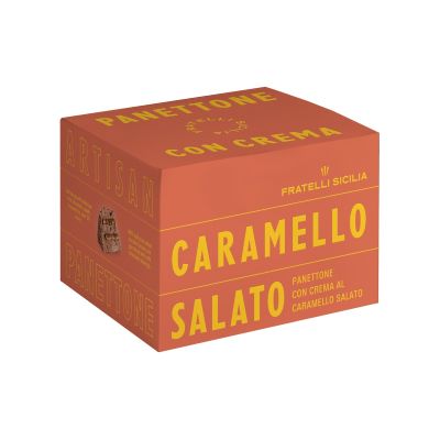 Fratelli Sicilia Panettone " i golosi " caramello salato 750 gr