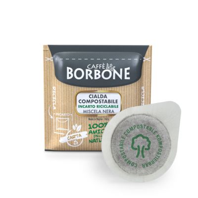 Borbone 150 Cialde ESE 44 mm Miscela nera
