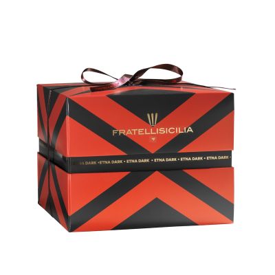 Fratelli Sicilia Panettone extradark farcito crema arancia 1,1 kg