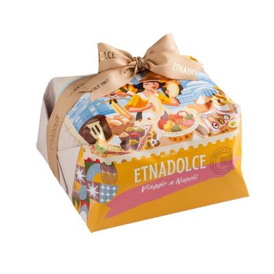EtnaDolce Panettone Limoncello 1 kg  incarto a mano