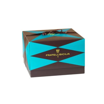 Fratelli Sicilia Panettone gran nocciola 800 gr con vaso crema nocciola 200 gr