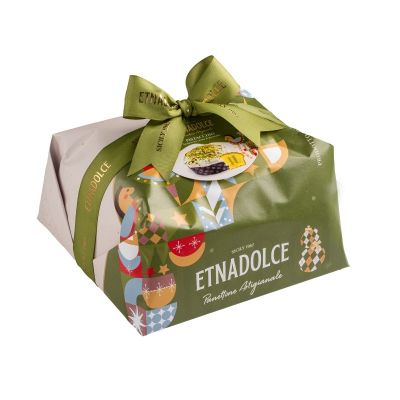 EtnaDolce Panettone al Pistacchio 1 kg incarto a mano