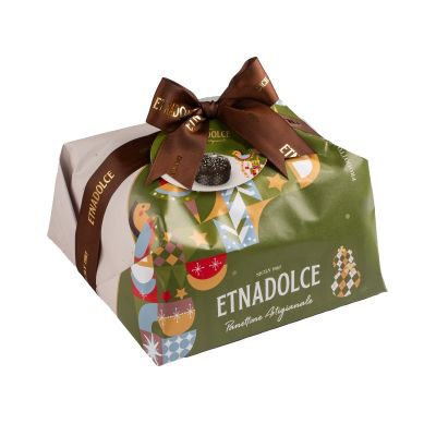 EtnaDolce Panettone Pera e Cioccolato 1 kg incarto a mano