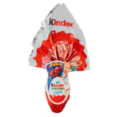 Kinder Gran Sorpresa Maxi Spiderman Uovo di Pasqua 220g