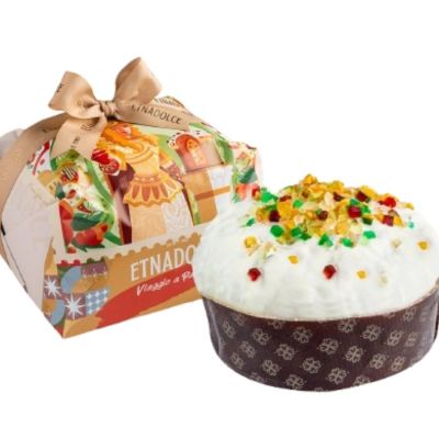 EtnaDolce Panettone Cassata Siciliana 1 kg incarto a mano