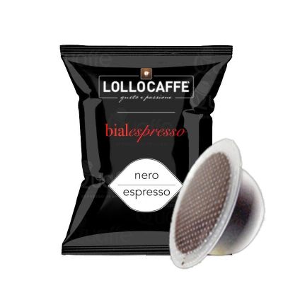 Lollo Caffe Compatibili Bialetti* Miscela Nera 100 Capsule