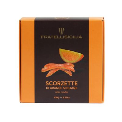 Fratelli Sicilia Scorzette di arancia Sicilia 100 gr