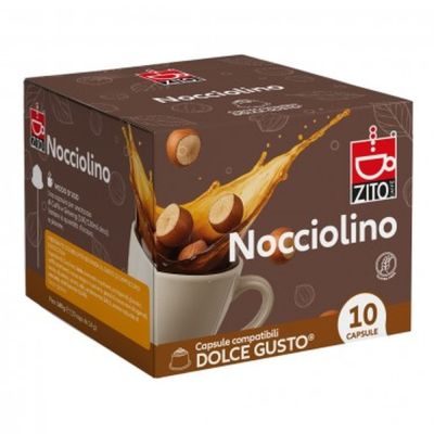 Zito Caffè Capsule Solubile Nocciolino Compatibili Dolce Gusto