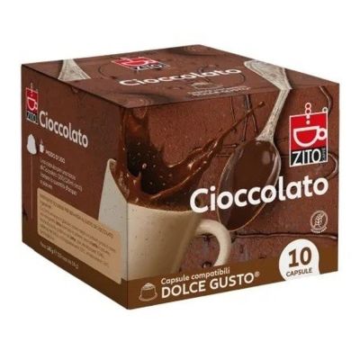 Zito Caffè Capsule Solubile Cioccolato Compatibili Dolce Gusto (senza glutine)